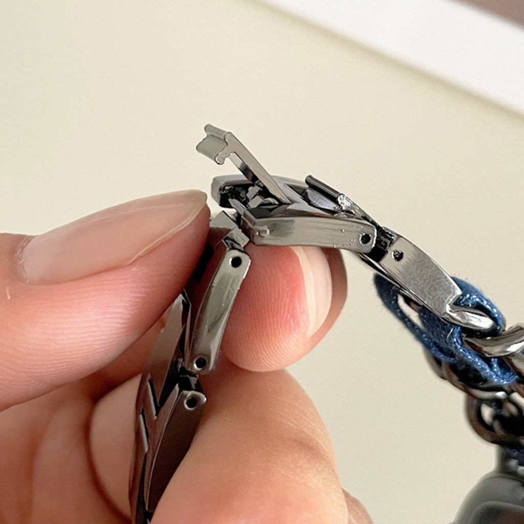 Y2K Denim Chain Apple Watch Band