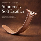 Cavelle Leather Band For Apple Watch