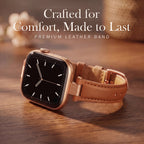 Cavelle Leather Band For Apple Watch