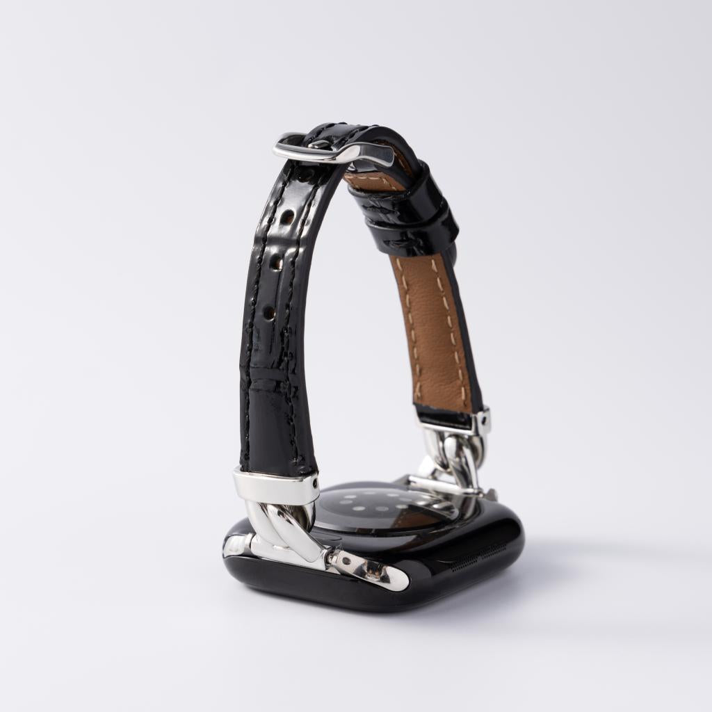 Vivienne Crocodile Leather Band For Apple Watch