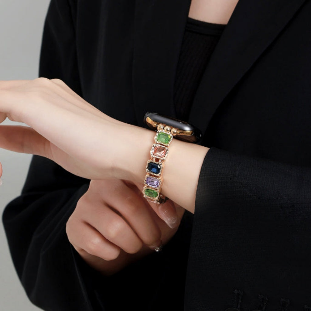 Aurora Gemstone Charm Bracelet
