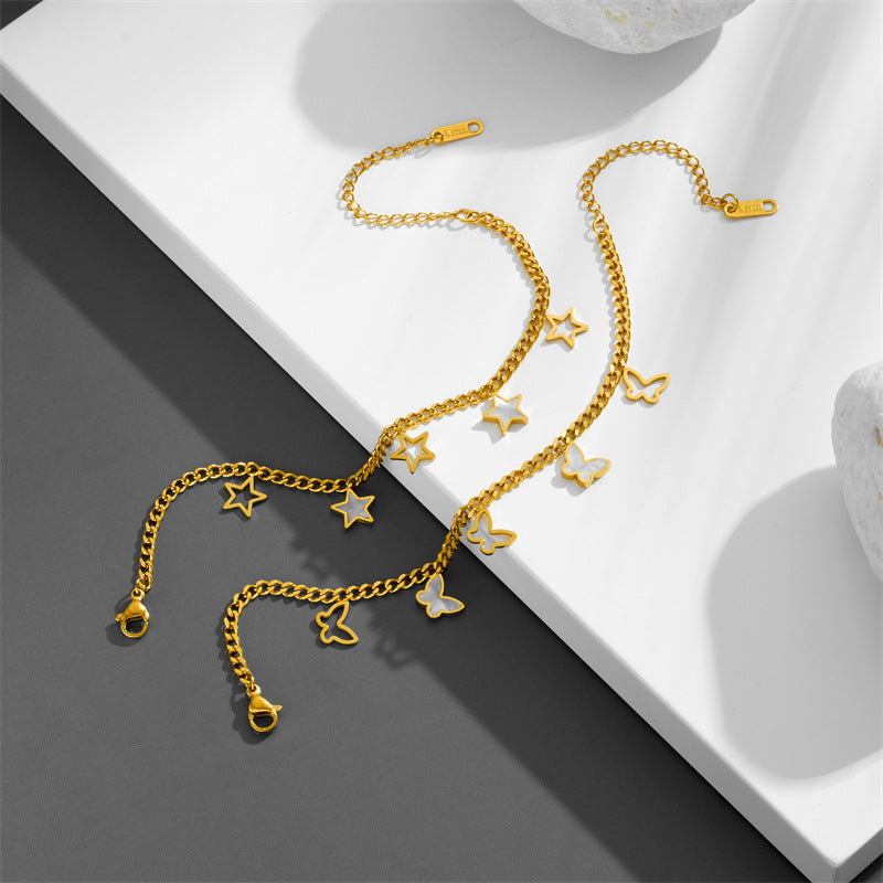 Dainty Filigree Pendant Bracelet