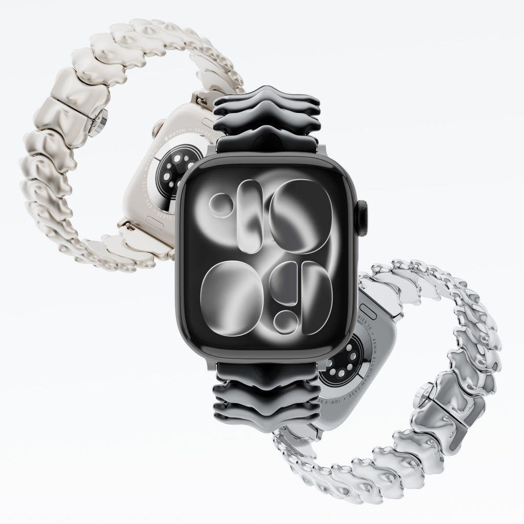 Vertebrae Stainless Steel Band For Apple Watch