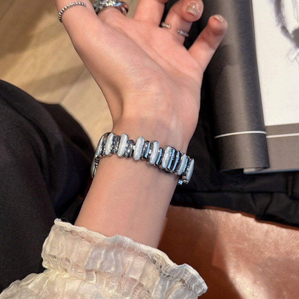 Luna Pebble Metal Bracelet Band For Apple Watch