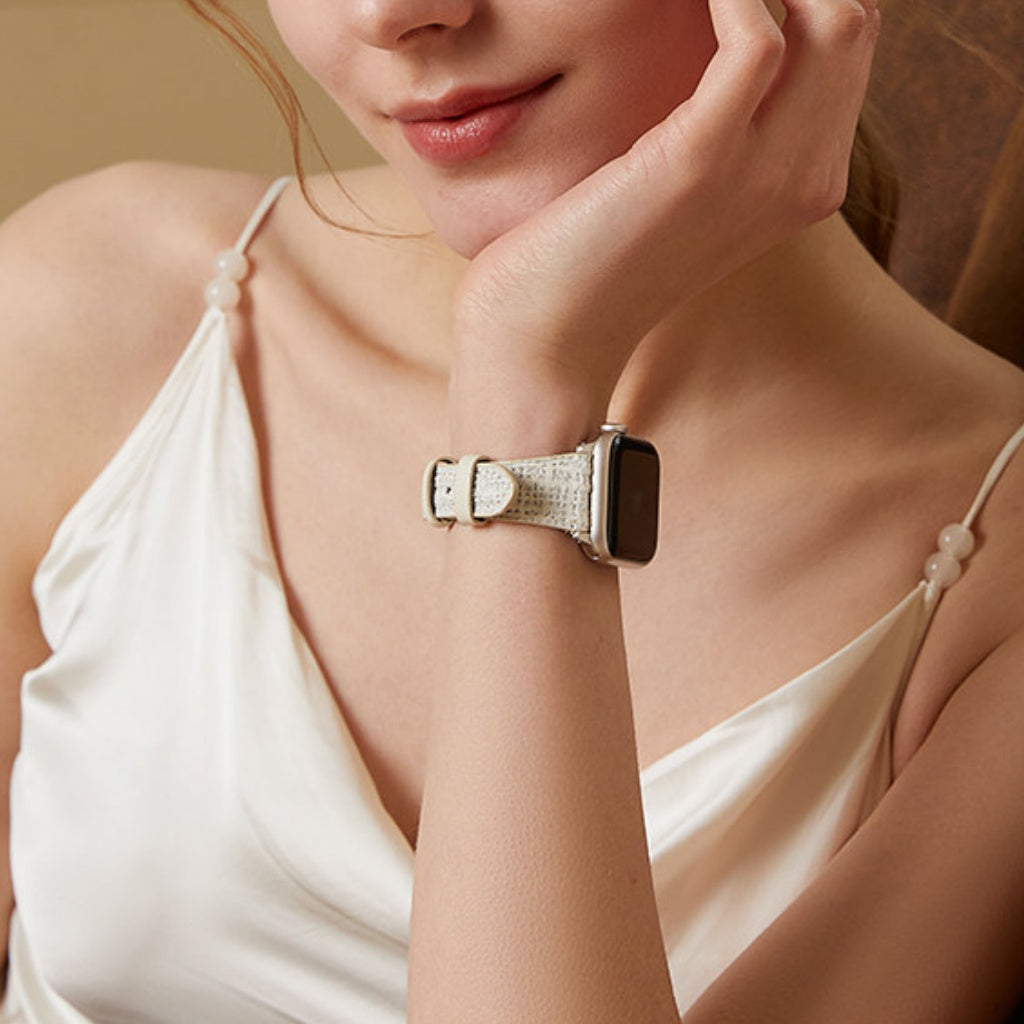Rosalie Tweed Rose Band for Apple Watch