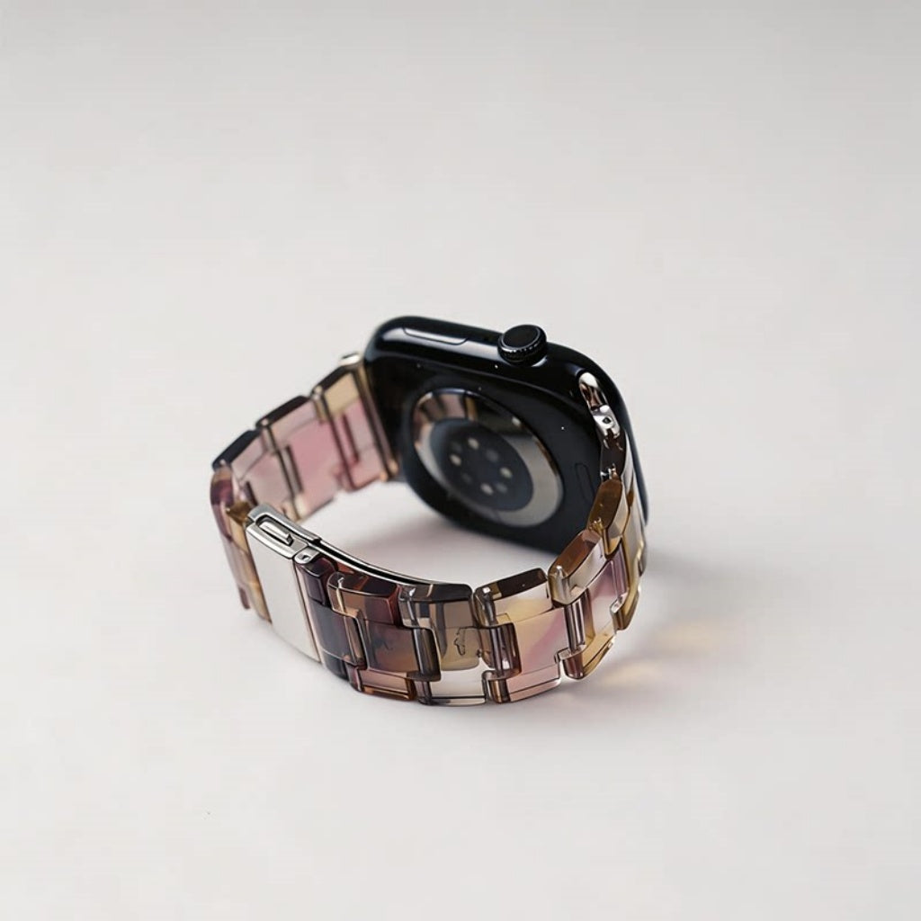 Amber Resin Apple Watch Band
