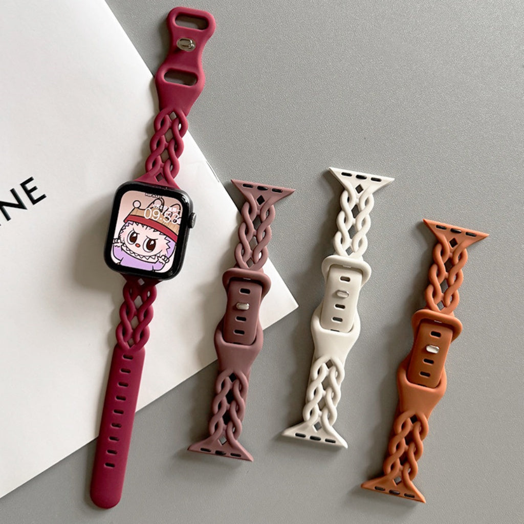 Braid Silicone Apple Watch Band