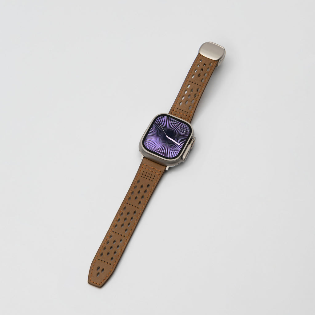 Monza Perforated Leather Band for Apple Watch