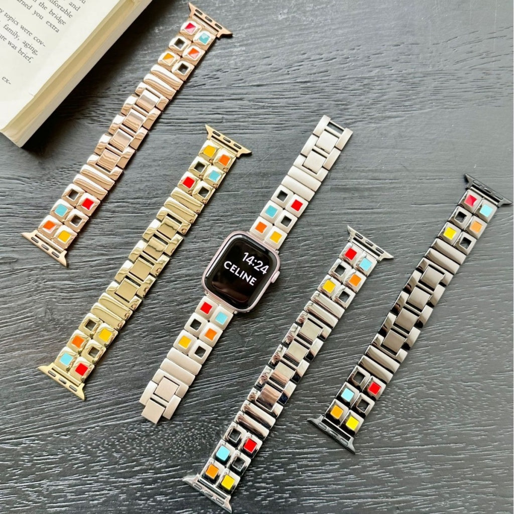 Candy Square Stainless Steel Strap