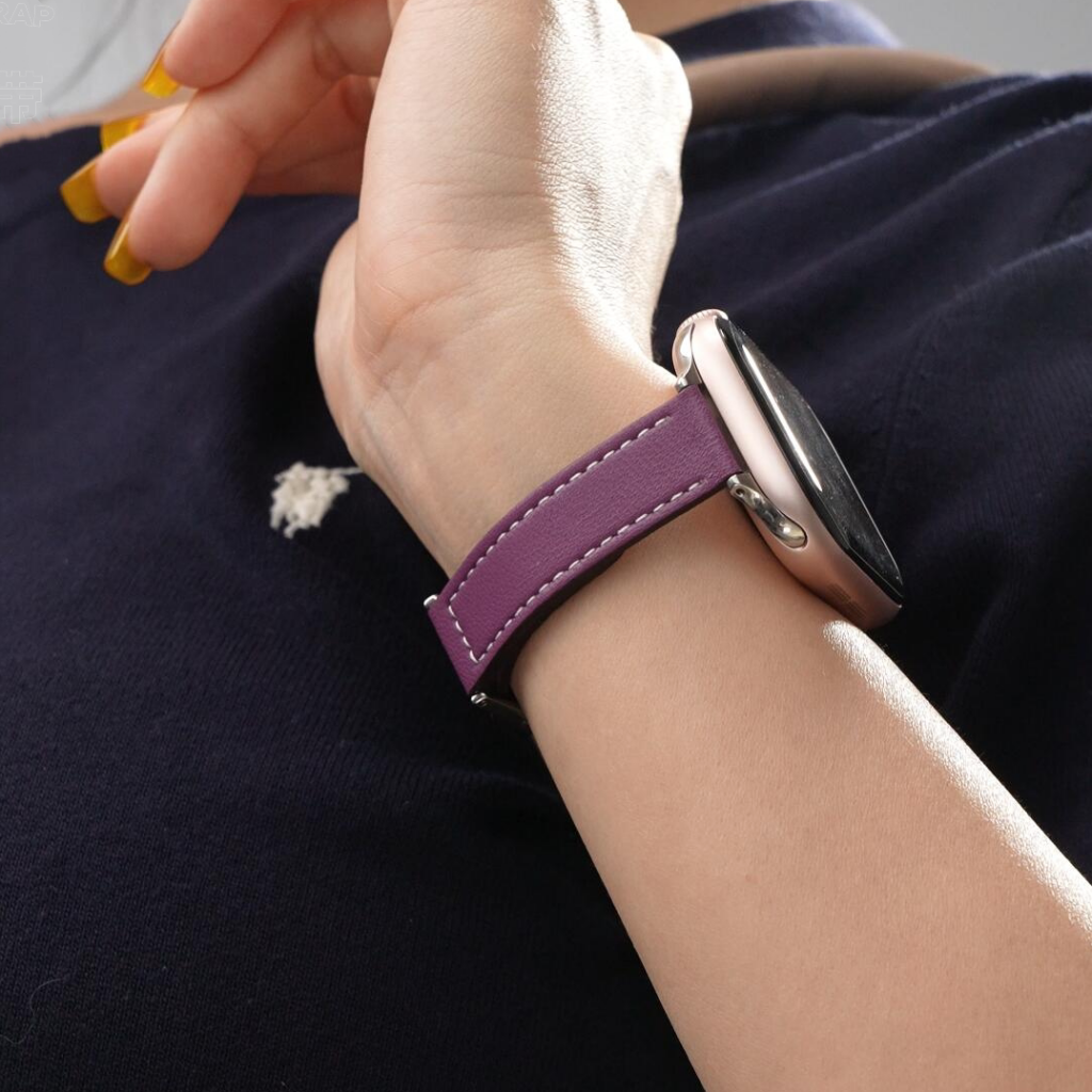 Veloura Leather Band for Apple Watch