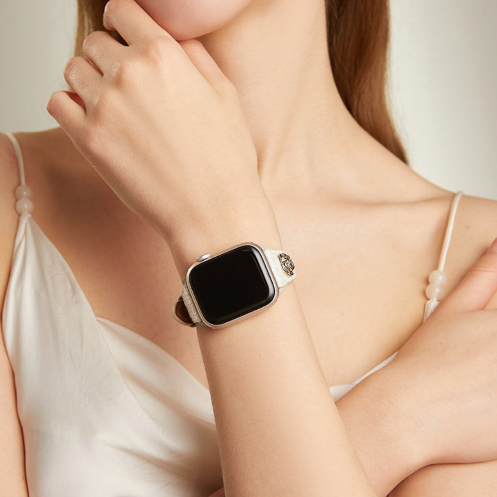 Rosalie Tweed Rose Band for Apple Watch