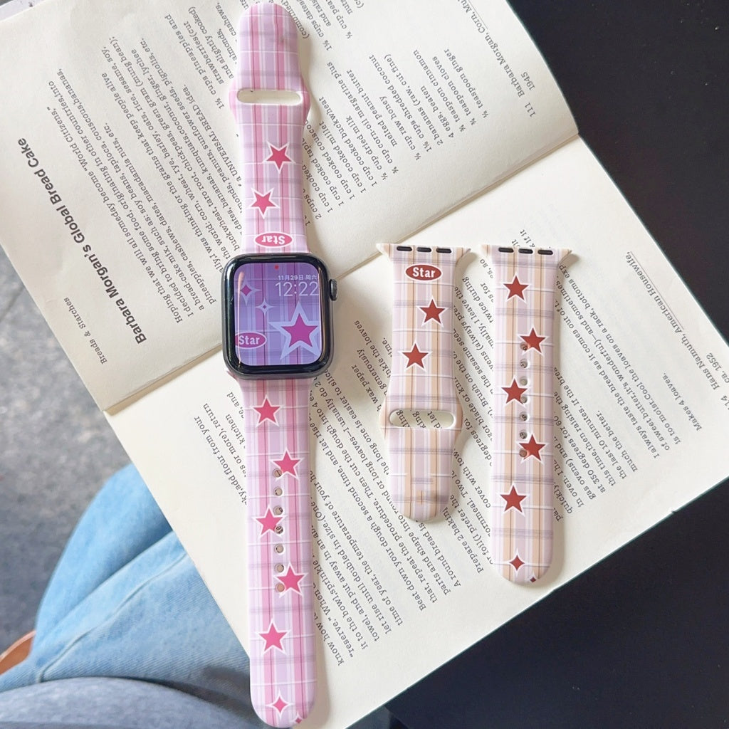 Star Silicone Apple Watch Band