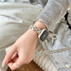 Luxury Chain Pearl Bracelet For Apple Watch