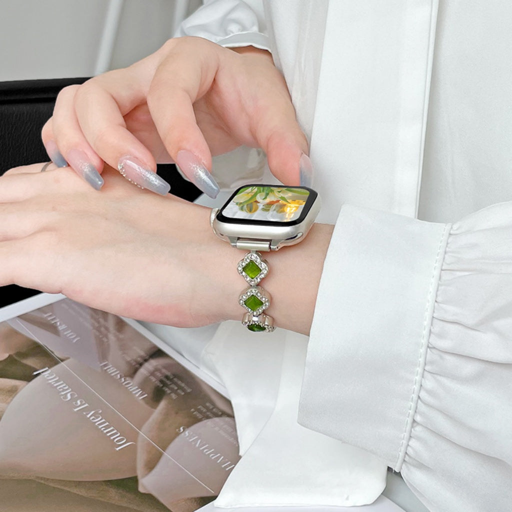 Crystal Metal Apple Watch Band