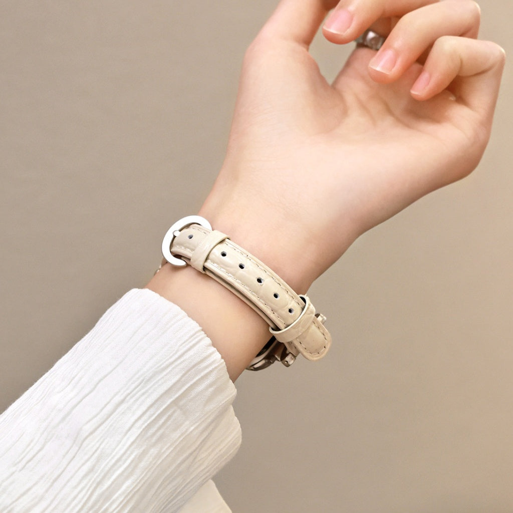 Regina Crystal Leather Band for Apple Watch