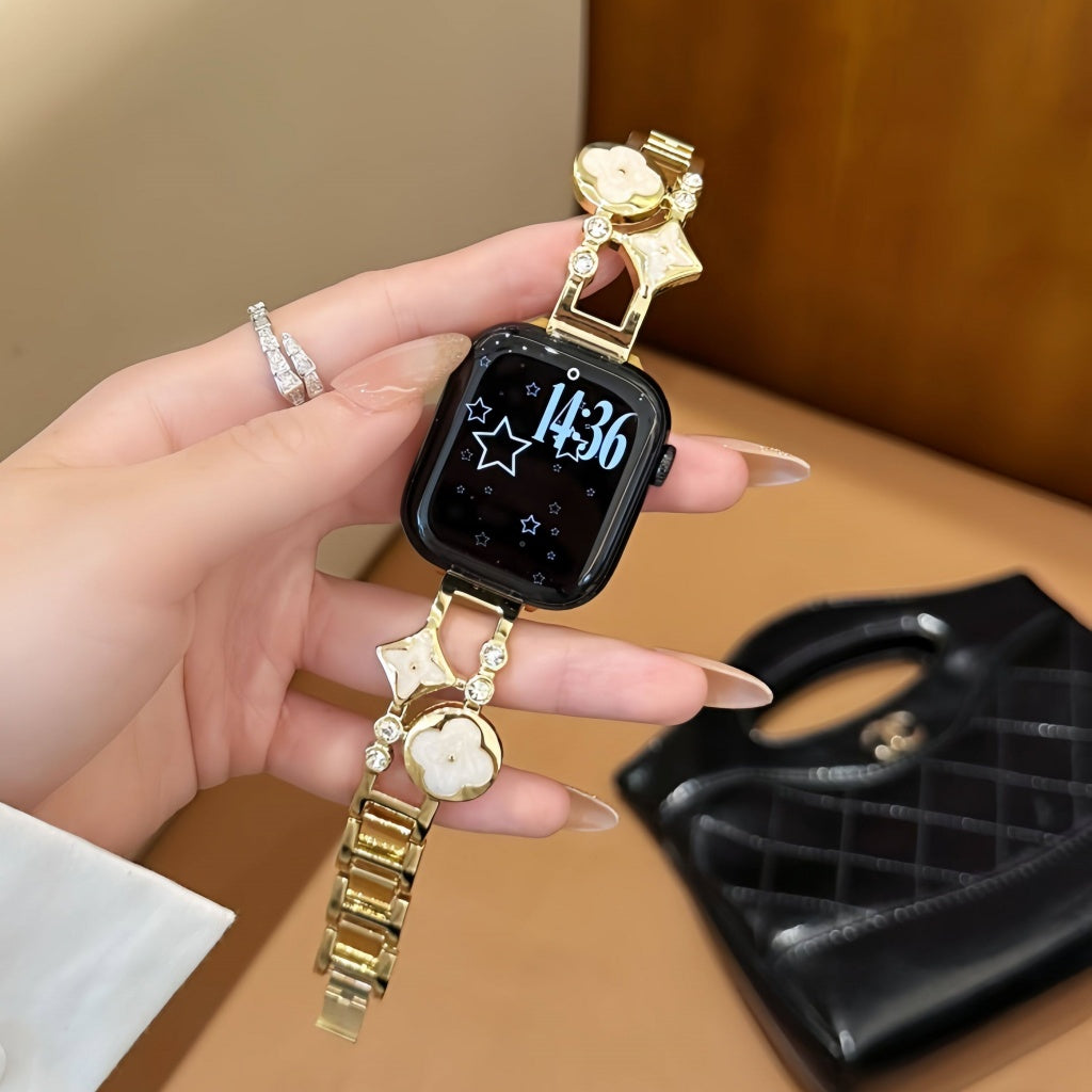 Rosalie Floral Charm Band for Apple Watch