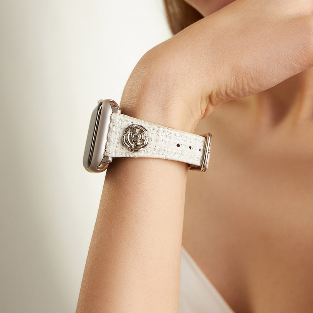 Rosalie Tweed Rose Band for Apple Watch