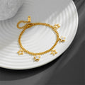 Dainty Filigree Pendant Bracelet