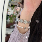 Floral Metal Bracelet For Apple Watch