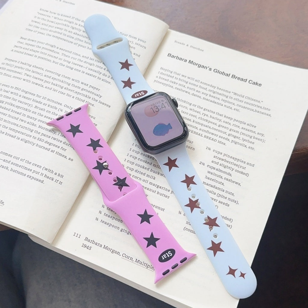 Star Silicone Apple Watch Band