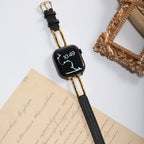 Aurelia Elegant Leather Band For Apple Watch