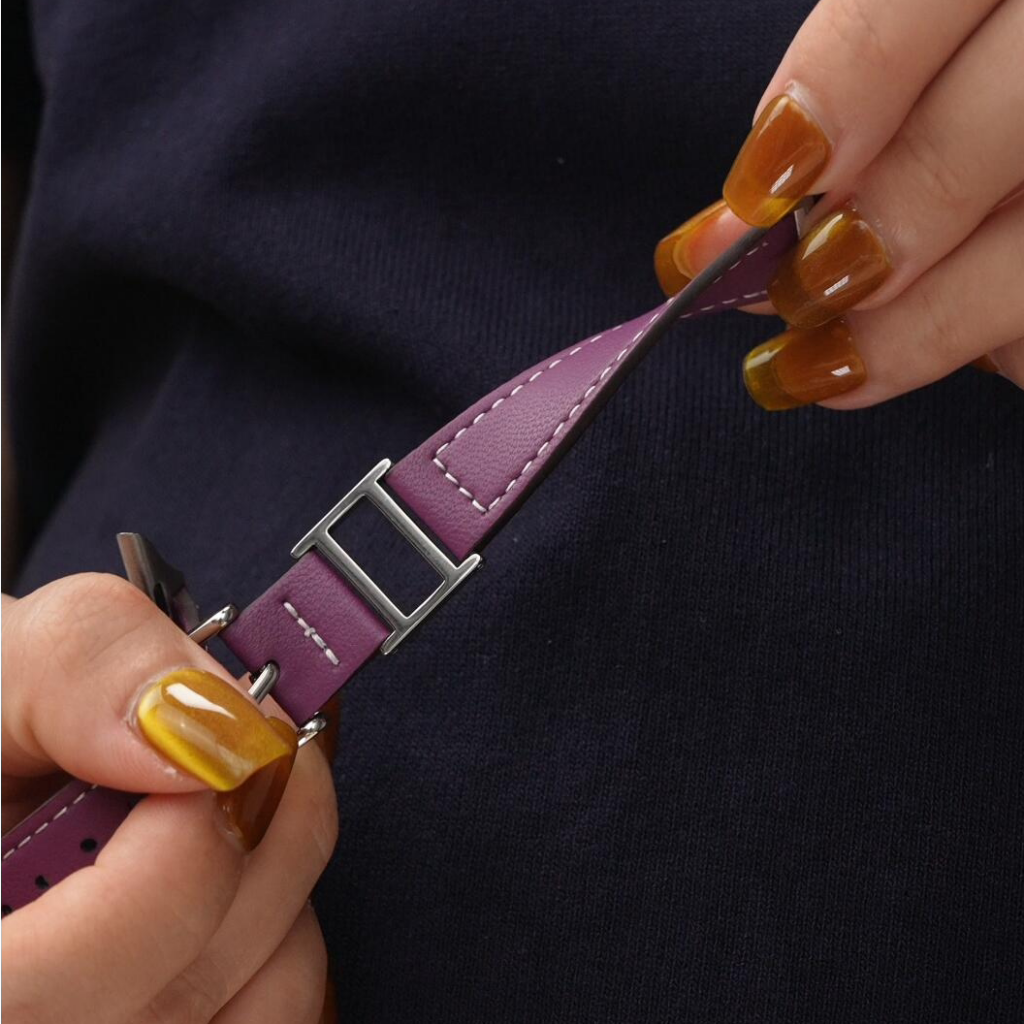 Veloura Leather Band for Apple Watch