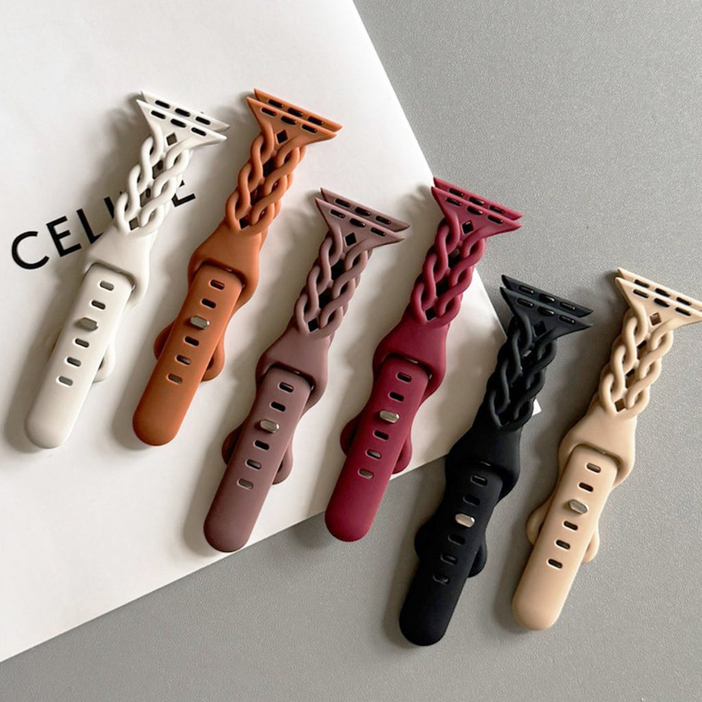 Braid Silicone Apple Watch Band