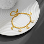 Dainty Filigree Pendant Bracelet