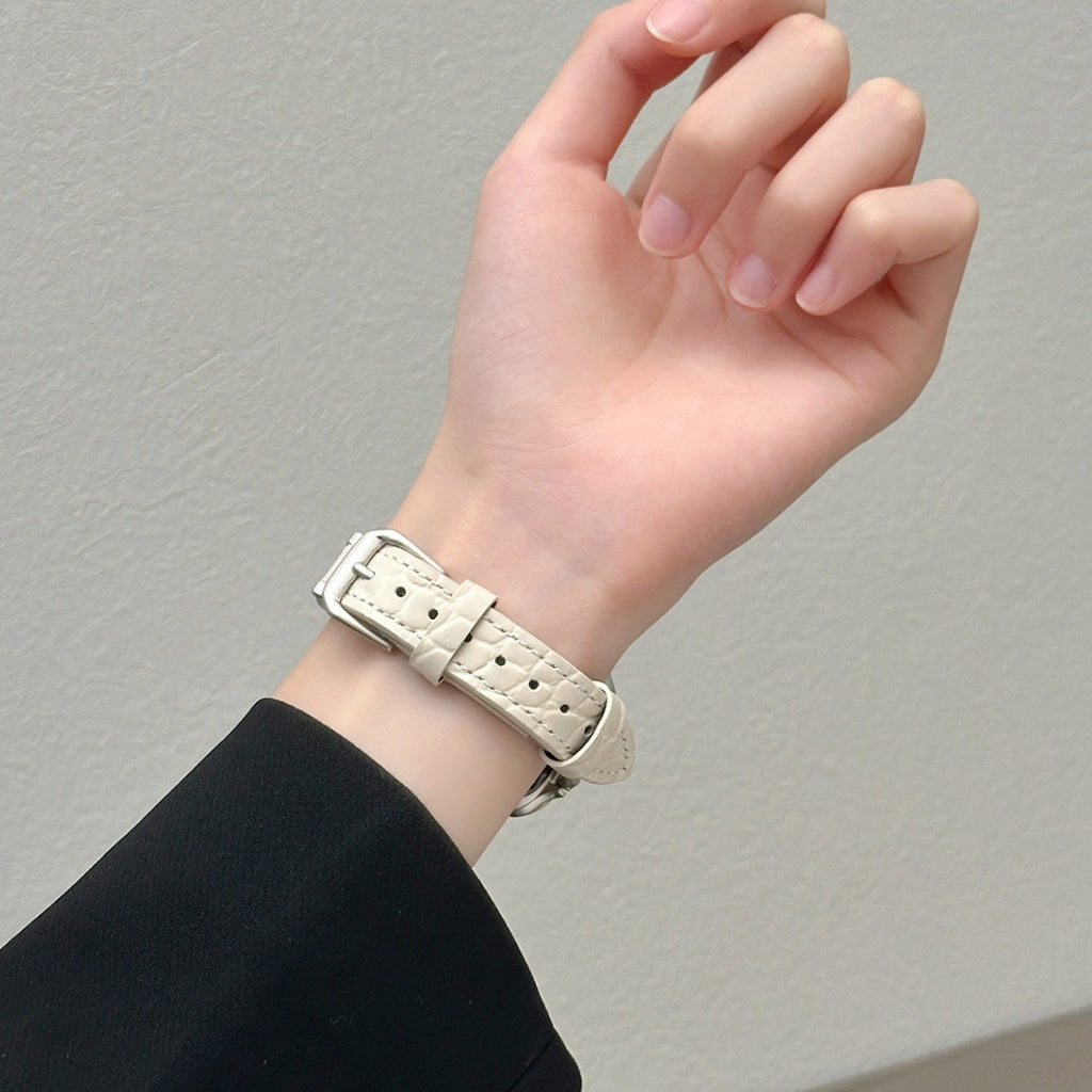 Evelina Jewelry Leather Band For Apple Watch