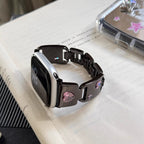 Heart Diamond Metal For Apple Watch Band