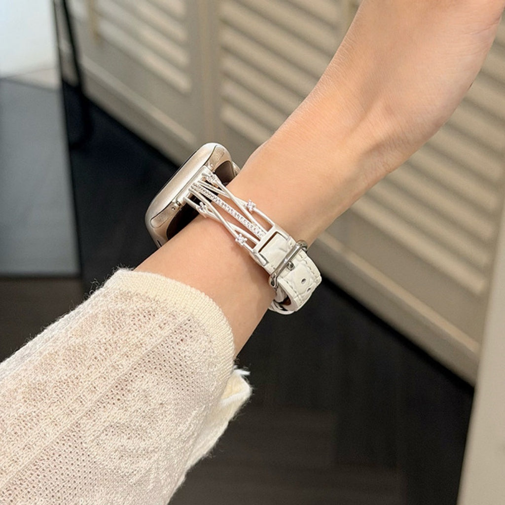 Stellar Orbit Leather Band For Apple Watch