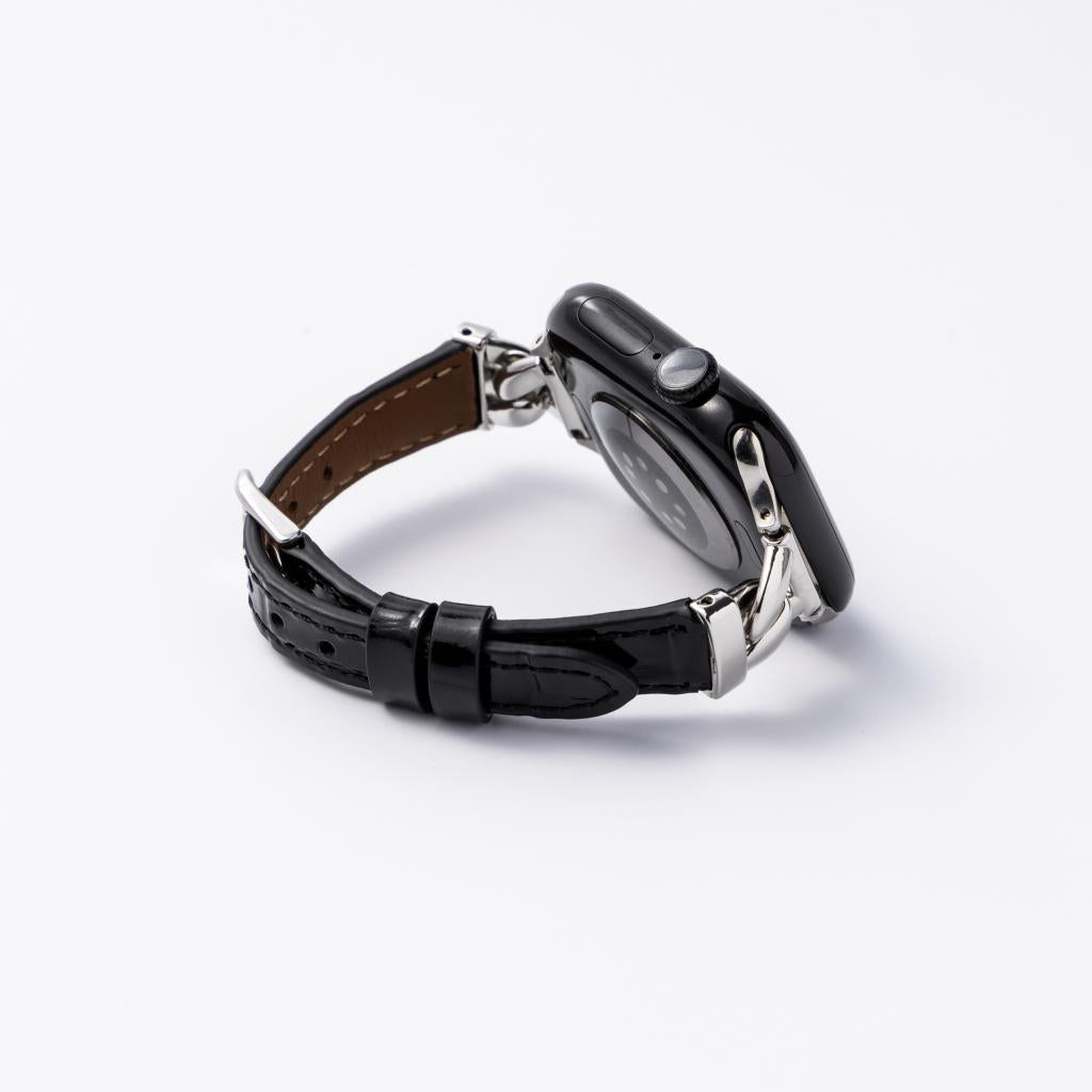 Vivienne Crocodile Leather Band For Apple Watch