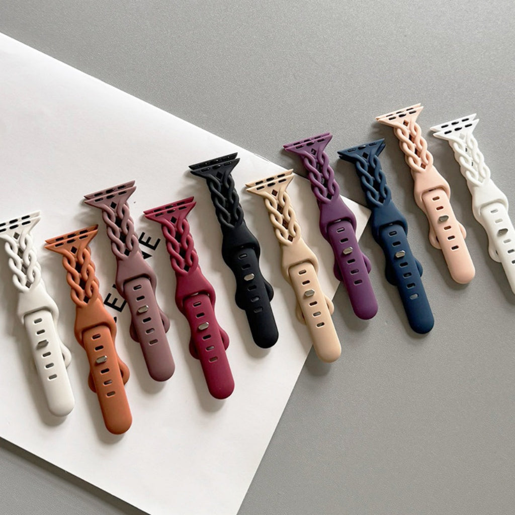 Braid Silicone Apple Watch Band