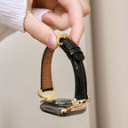 Regina Crystal Leather Band for Apple Watch
