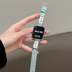 Evelina Jewelry Leather Band For Apple Watch