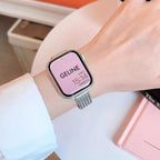 Wheat Pattern Metal Watch Band
