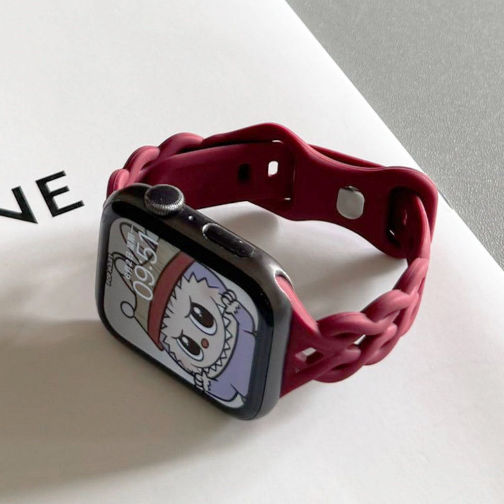 Braid Silicone Apple Watch Band