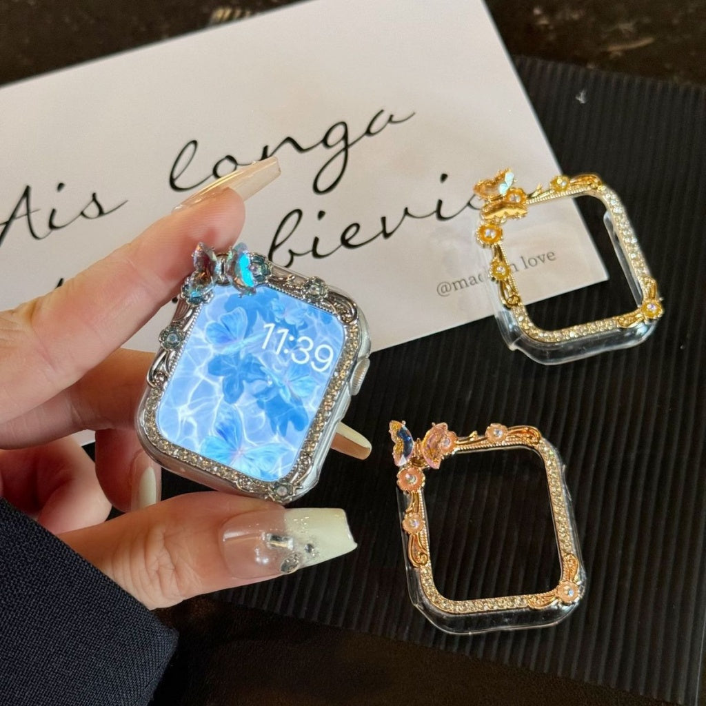 Romantic Butterfly Bling Case For Apple Watch