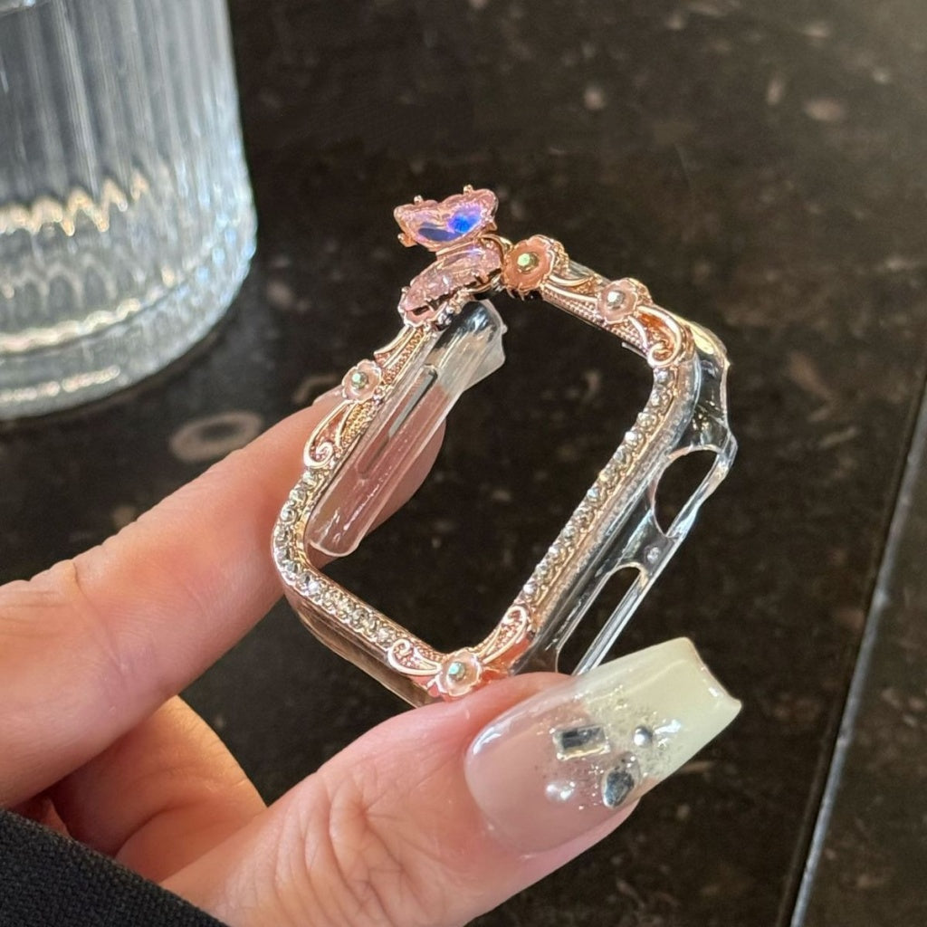 Romantic Butterfly Bling Case For Apple Watch