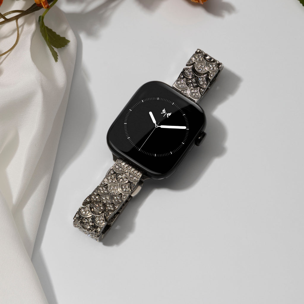 Merelle Scale Crystal Band For Apple Watch
