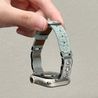 Evelina Jewelry Leather Band For Apple Watch