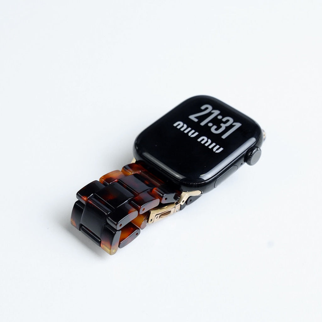 Amber Resin Apple Watch Band