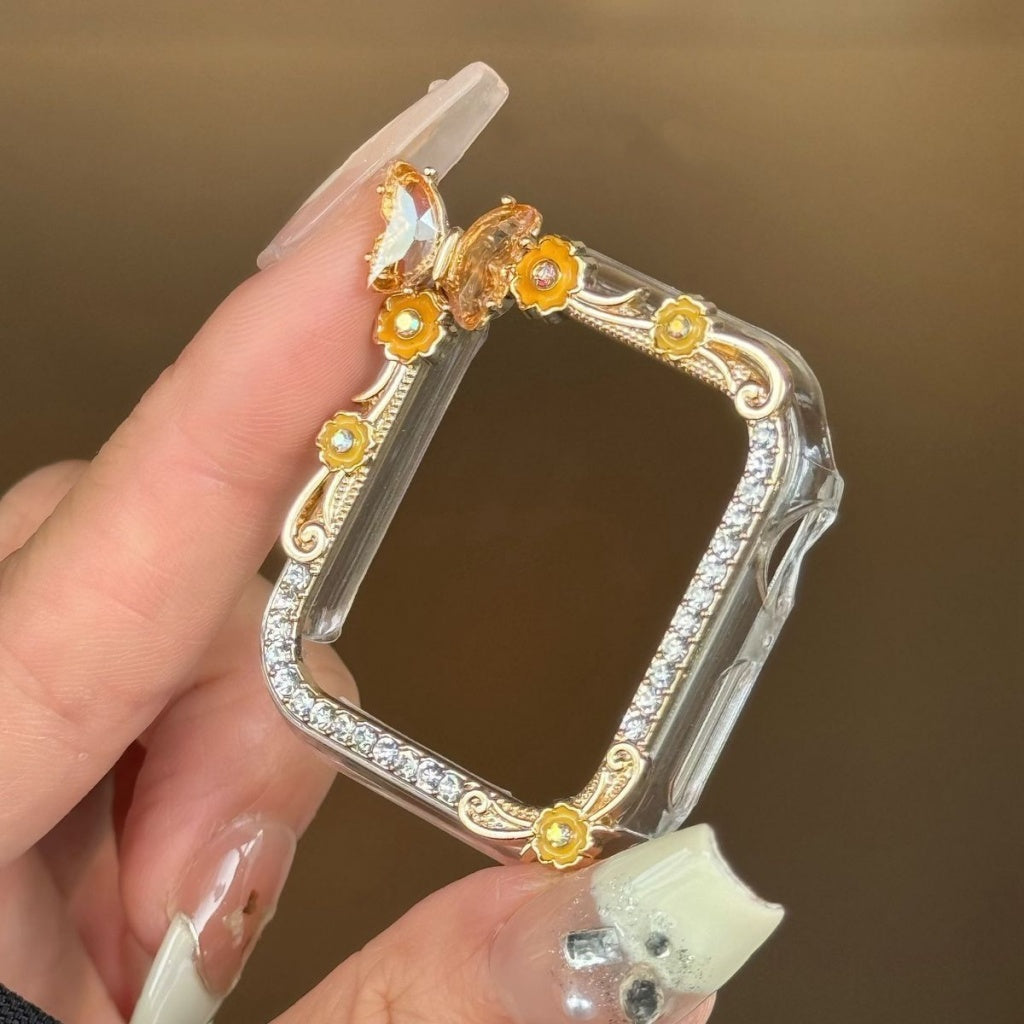 Romantic Butterfly Bling Case For Apple Watch