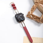 Aurelia Elegant Leather Band For Apple Watch