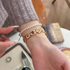 Floral Metal Bracelet For Apple Watch