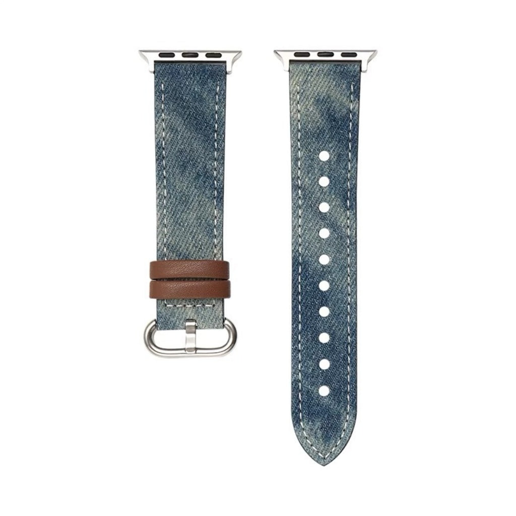 Retro Denim Apple Watch Strap