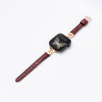 Vivienne Crocodile Leather Band For Apple Watch