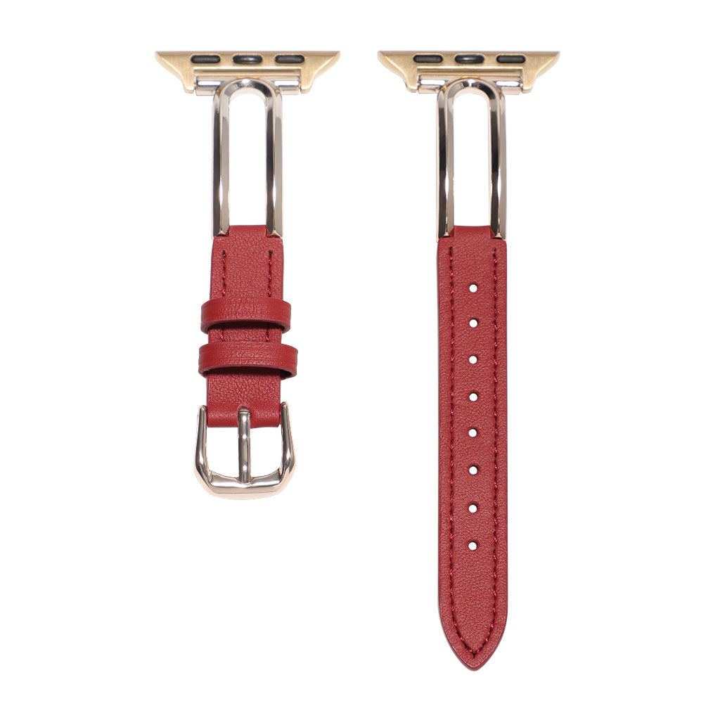 Aurelia Elegant Leather Band For Apple Watch