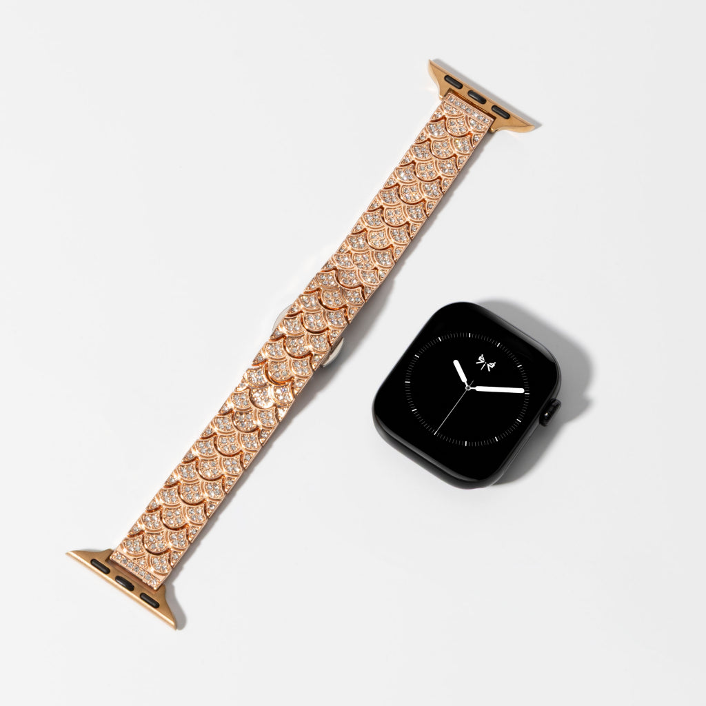 Merelle Scale Crystal Band For Apple Watch
