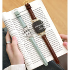 Regina Crystal Leather Band for Apple Watch